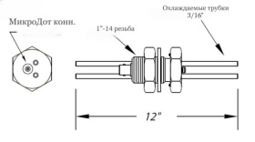 MCV-100-001 S-18    baseplate    1 (25,4 ) 1   Microdot   , 1   BNC   , 2   3/16"