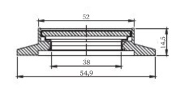      KF40 (NW40),   SS304,  7056