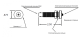 A263 ��������� ������������� ���� Microdot - BNC, ������ 1/2�, ����� 2.5�