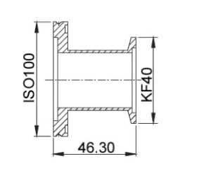    ISO100  KF40 (NW40),   304L