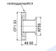 ������� ������ � KF50 (NW50) �� CF16 (CF1,33"), ����������� ����� 304L
