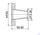 ������� ���������� � KF25 (NW25) �� CF50 (CF3,38"), ����������� ����� 304L