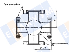 �������� � �������� CF50 (CF3,38'') ������ 163,58 ��, ����������� ����� 304L