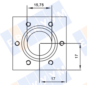 ��� 6-��������� CF16 (CF1,33''), ����������� ������, ����������� ����� 304L