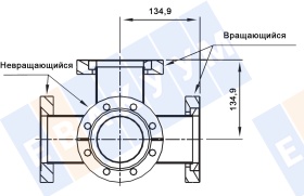 ������� � �������� CF100 (CF6'') ������ 269,8 ��, ����������� ����� 304L