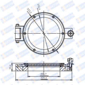 ����� ��������� �������� ������� �� ������ CF200 (CF10") �� ��������� �����, ����� 304, ���������� ����� �����