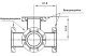 ������� � �������� CF50 (CF3,38'') ������ 136,6 ��, ����������� ����� 304L