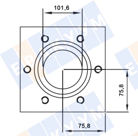 ��� 6-��������� CF100 (CF6''), ����������� ������, ����������� ����� 304L