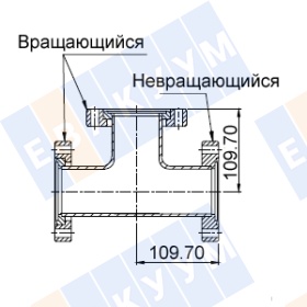 ������� � �������� CF100 (CF6") ������ 219,4 ��, ����������� ����� 304L